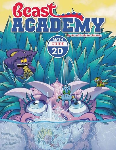 Beast Academy 2A–2D Guide and Practice 8-Book Set cover